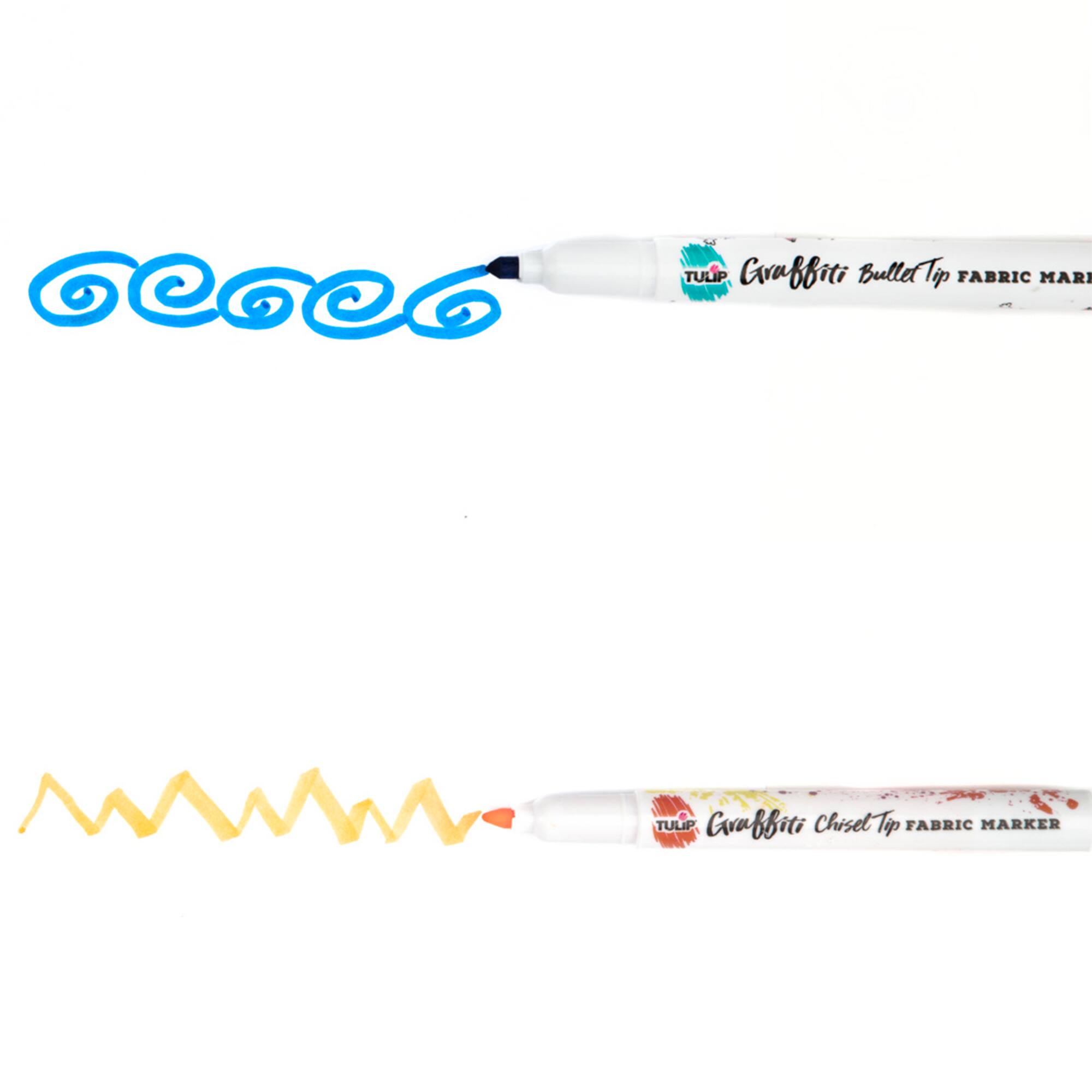 Tulip® Graffiti Fabric Markers™ Bright